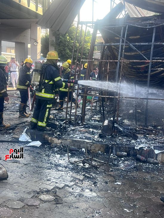 حريق كشك بالفجالة (5)
