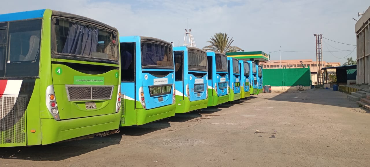 انتهاء مرحلتين لتحويل  754 أتوبيسًا للعمل بالغاز الطبيعي