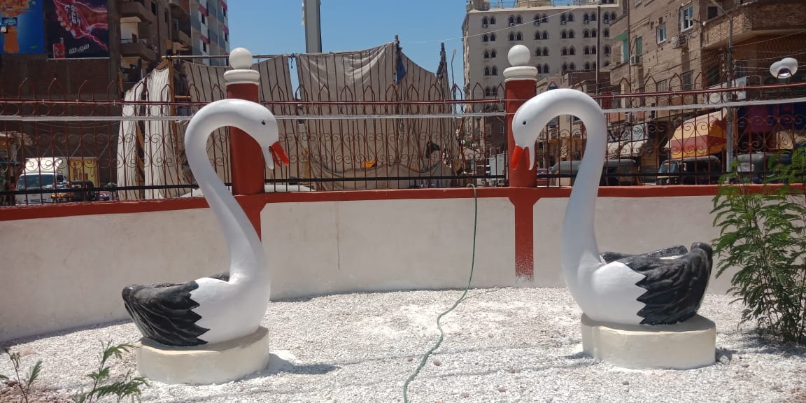 التطوير بداخل حديقة طهطا التطوير بداخل حديقة طهطا