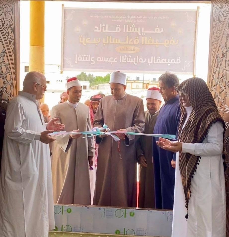 افتتاح مساجد بوسط سيناء 