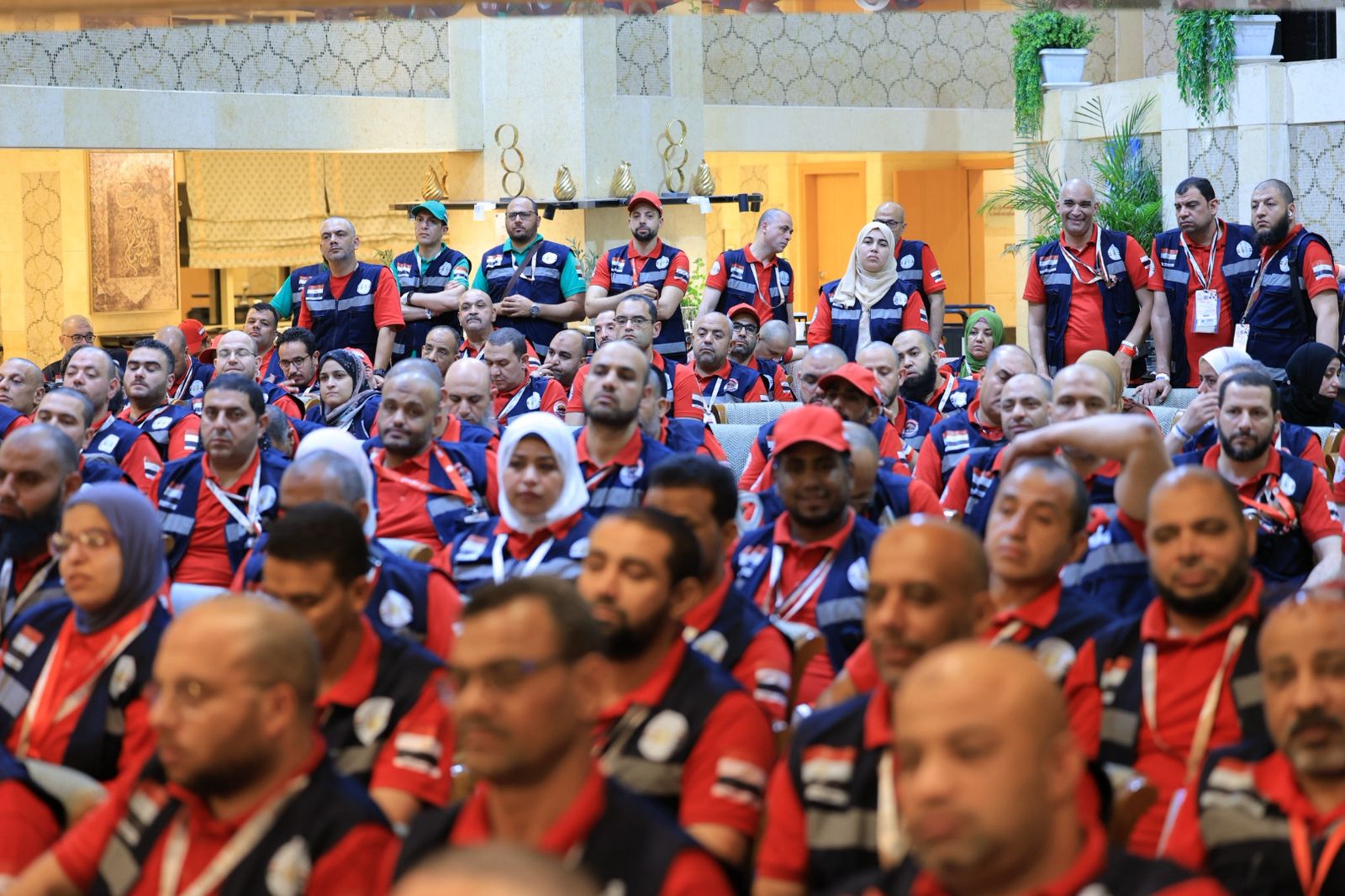 رئيس بعثة حج الجمعيات الأهلية يلتقي بالمشرفين