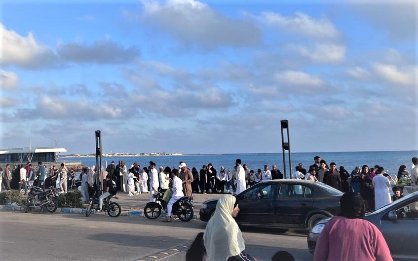 كورنيش مطروح صباح العيد