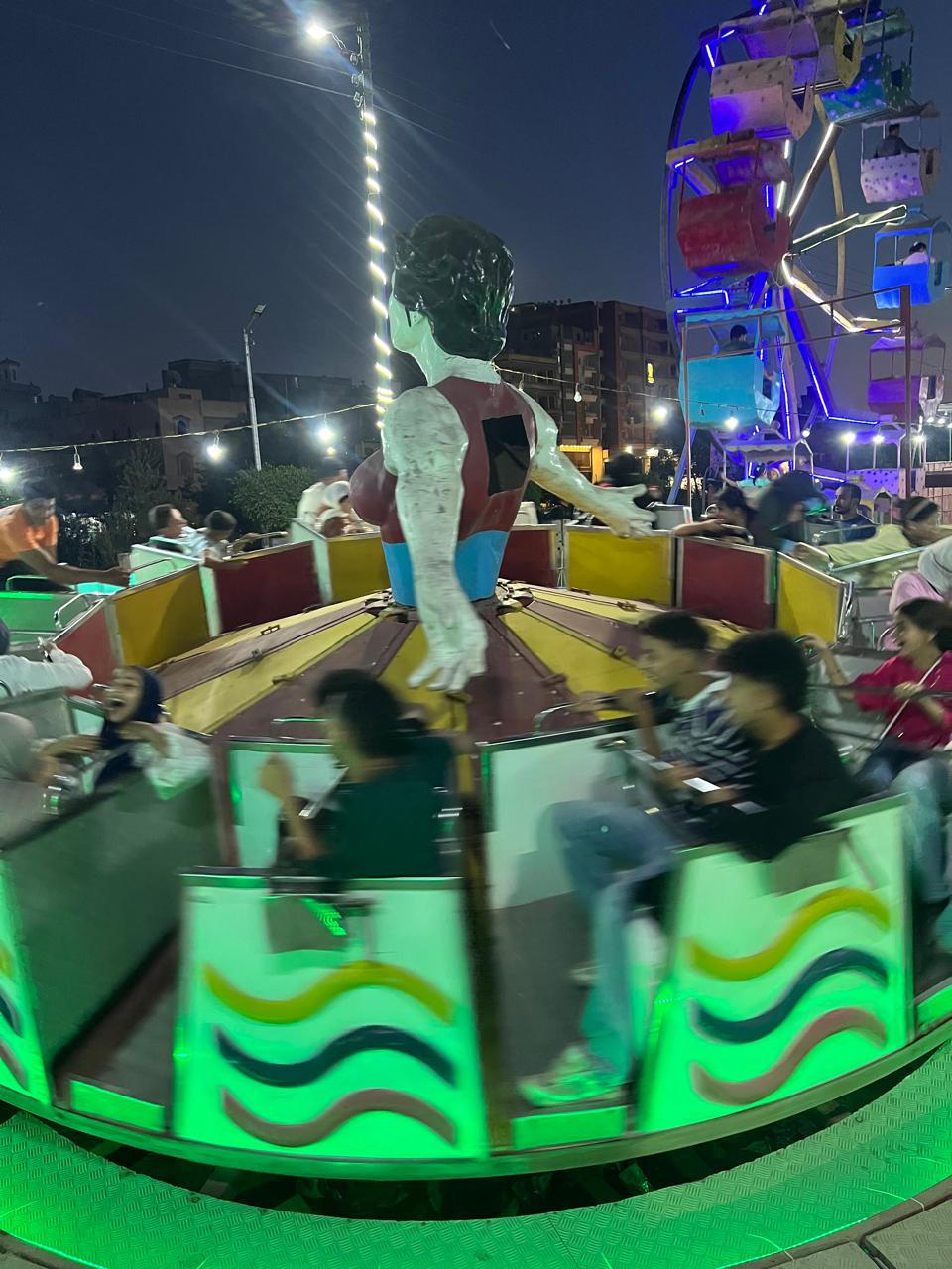جانب من احتفال المواطنين بالعيد فى الدقهلية  (5)