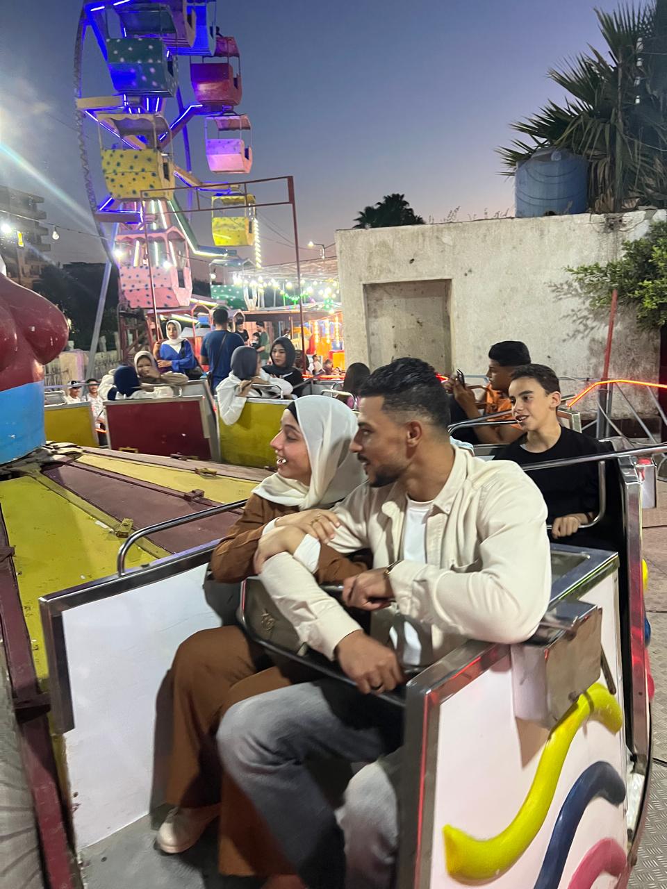 جانب من احتفال المواطنين بالعيد فى الدقهلية  (1)