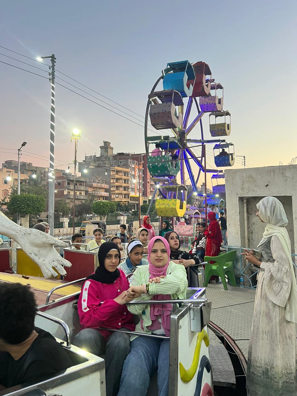 جانب من احتفال المواطنين بالعيد فى الدقهلية  (2)