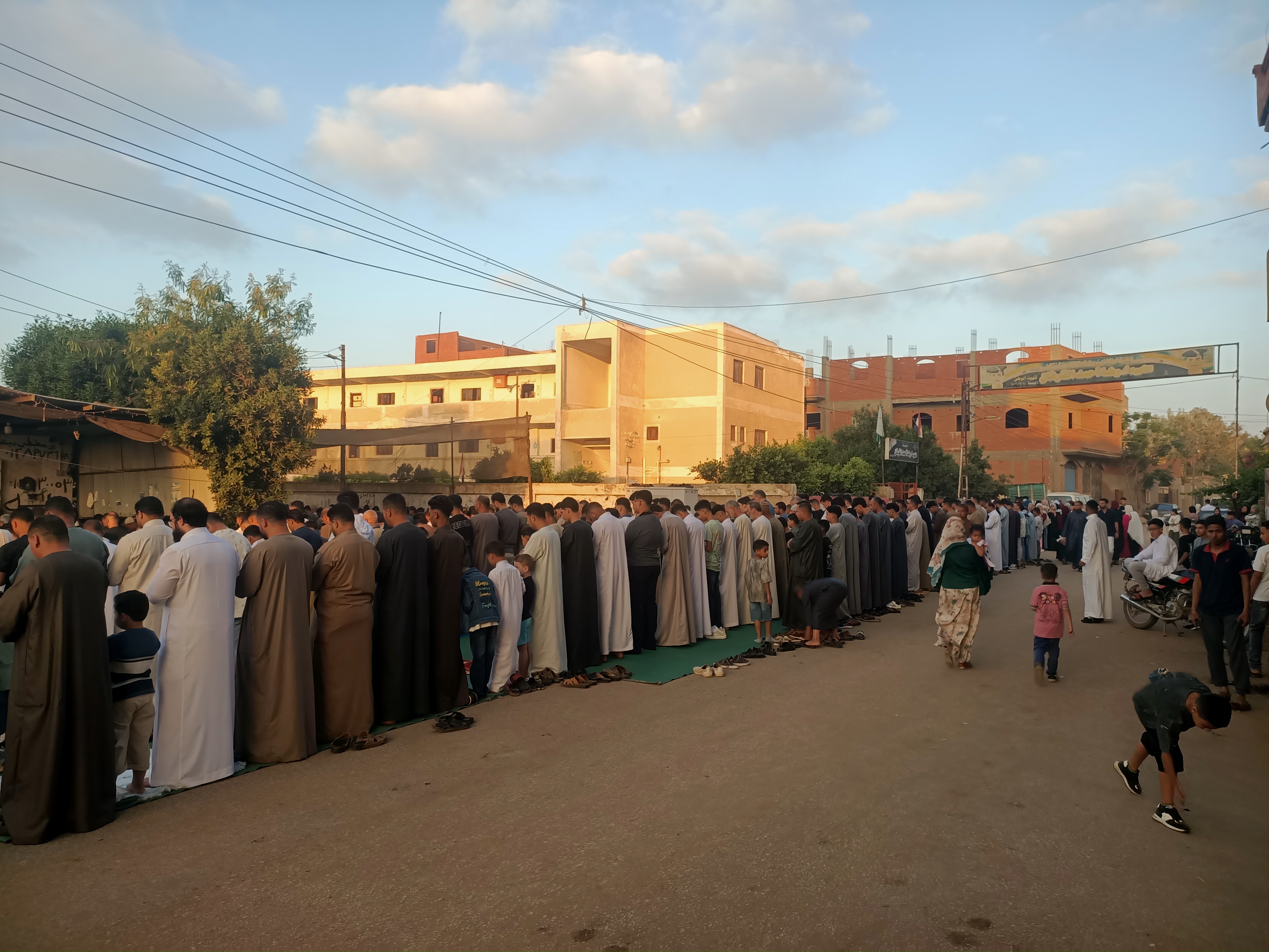 آلاف يؤدون صلاة عيد الأضحى بمحافظة المنوفية