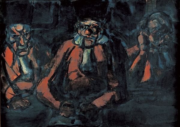 إحدى أعمال جورج رووه إحدى أعمال جورج رووه