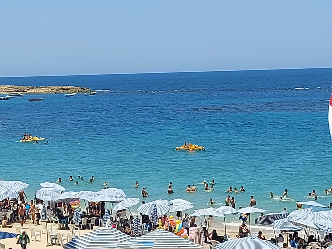 شواطئ الاسكندرية فى العيد