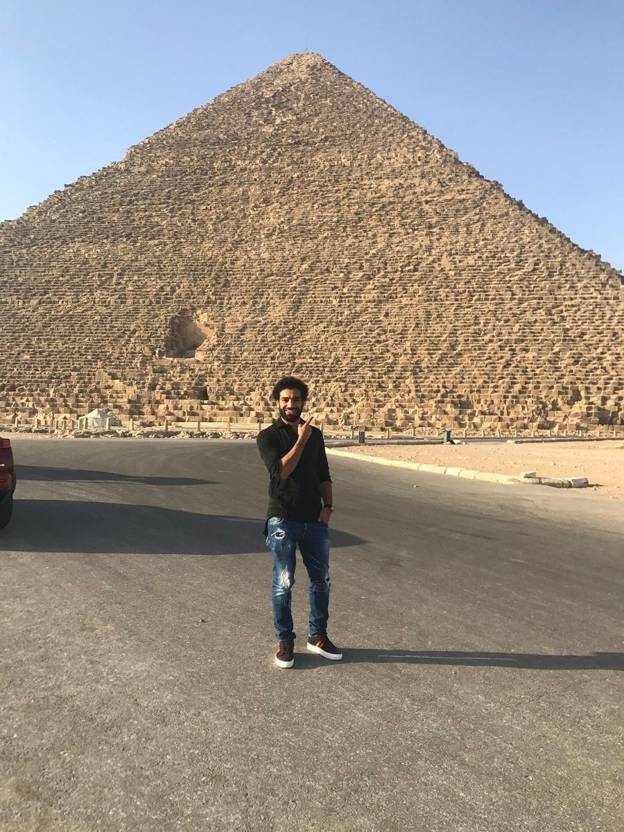 محمد صلاح في الأهرامات