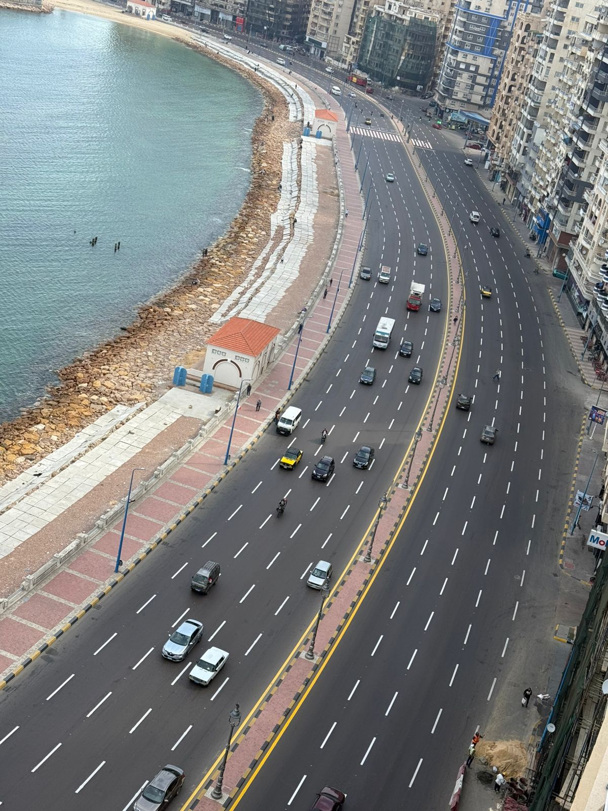 كورنيش الاسكندرية بمظهر جمالى