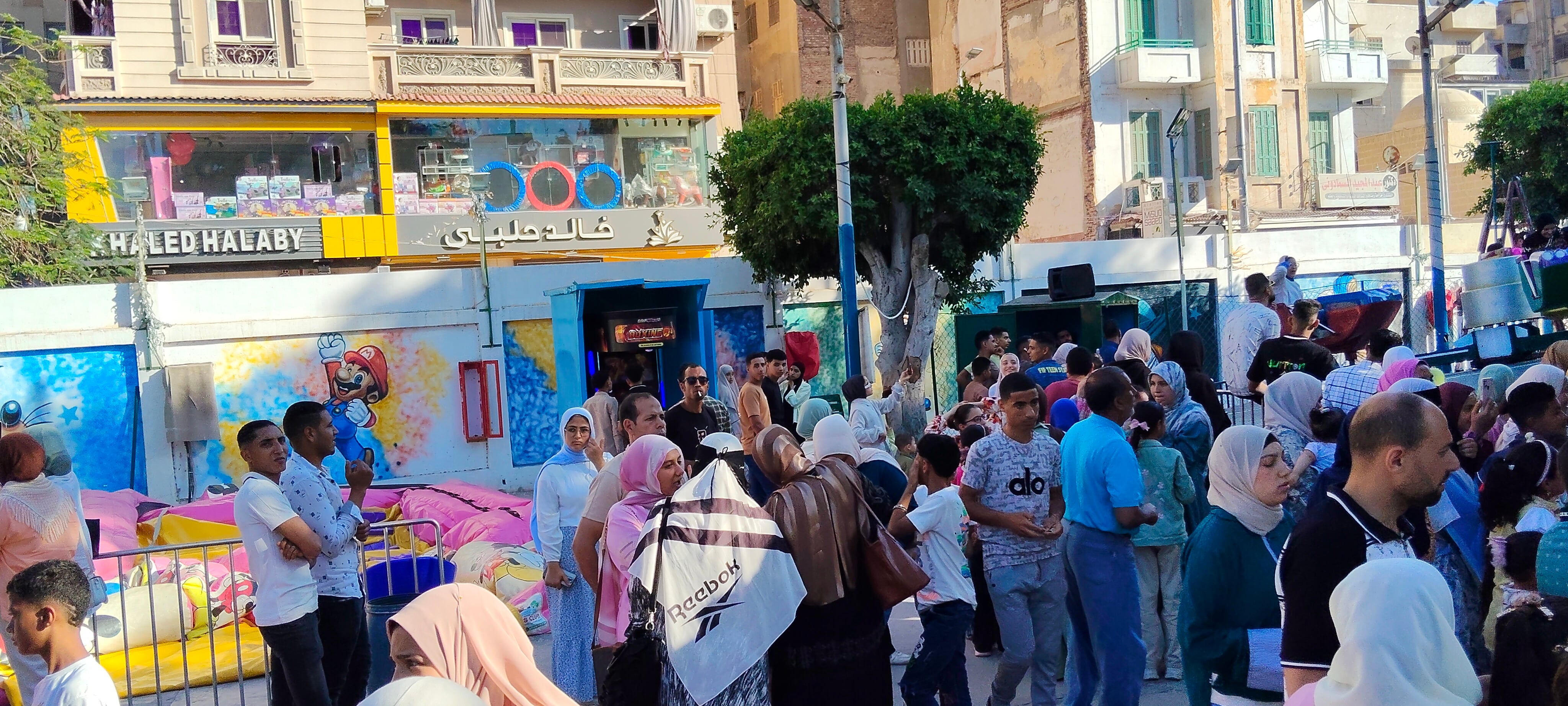 إقبال أهالى البحيرة على الملاهى خلال العيد إقبال أهالى البحيرة على الملاهى خلال العيد
