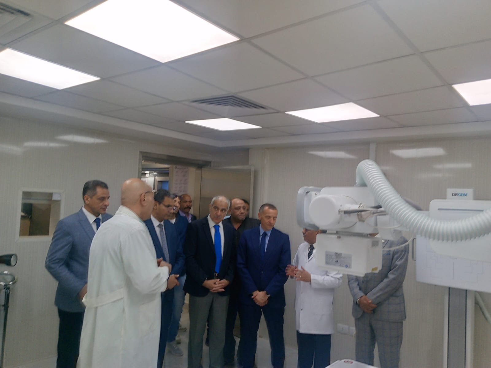جانب من تفقد مكونات المستشفى