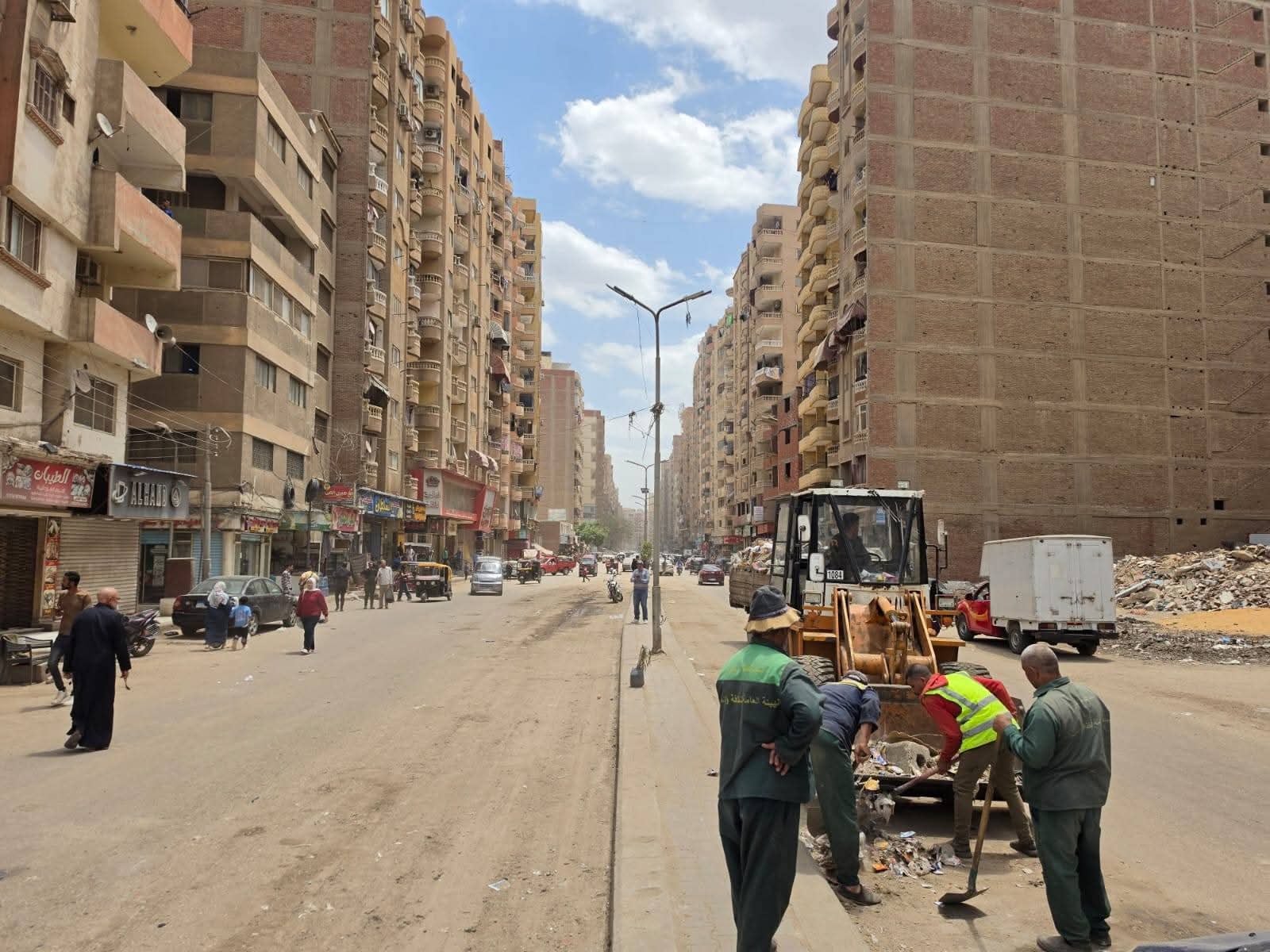 حملة نضافة بشارع كعابيش