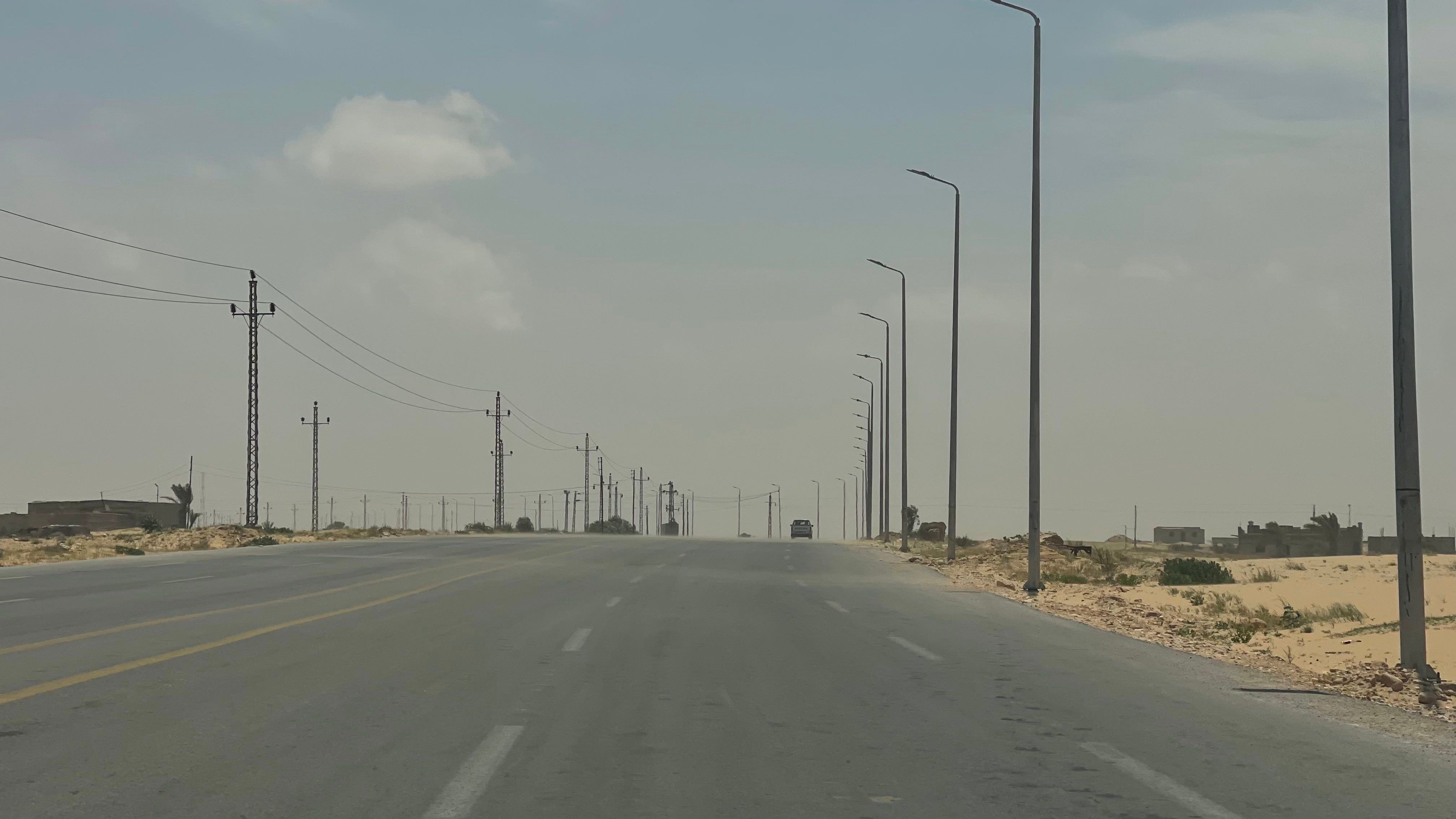 تأثر الطرق بالرياح 