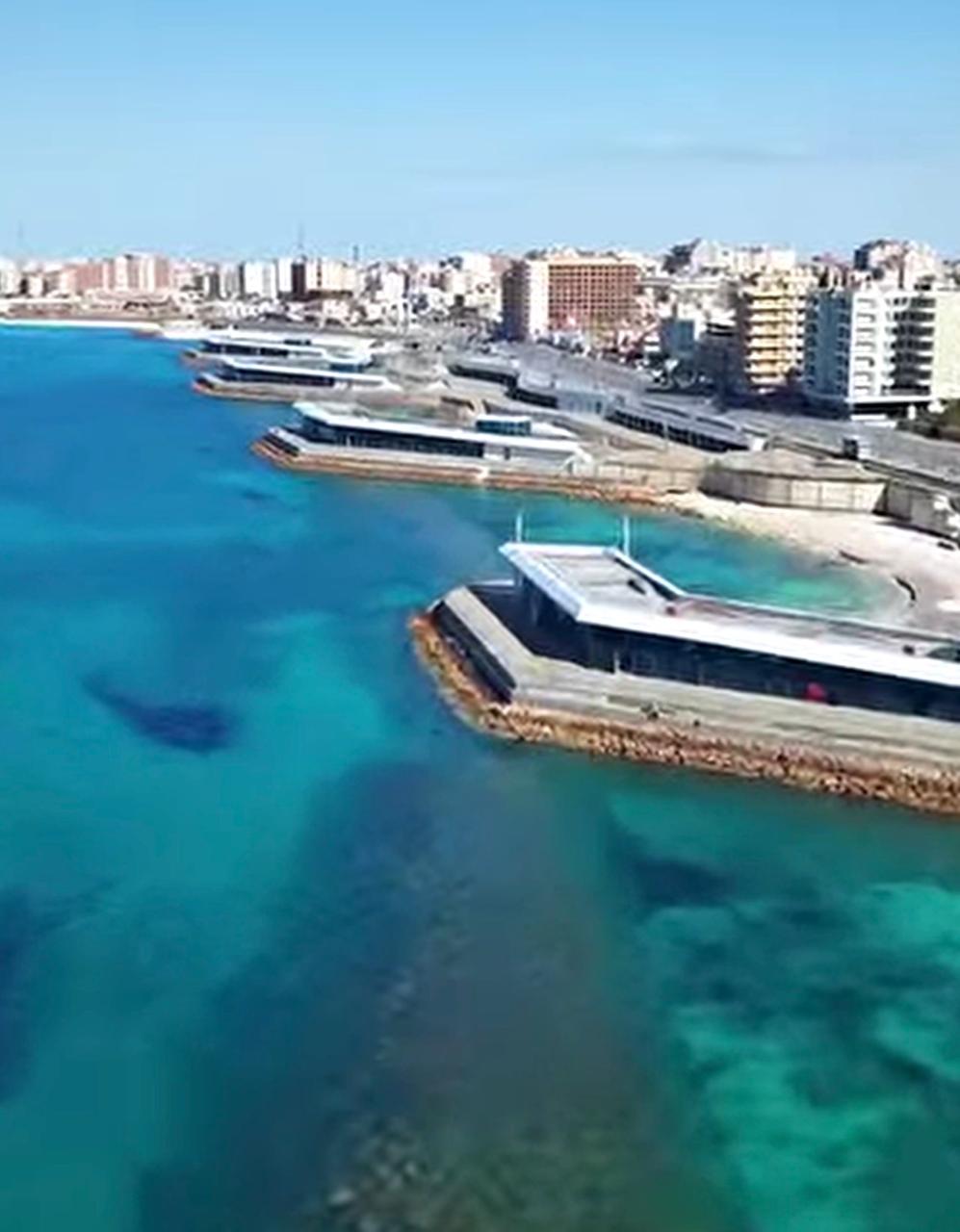 كورنيش مطروح زاد المدينة جمالا بعد التطوير
