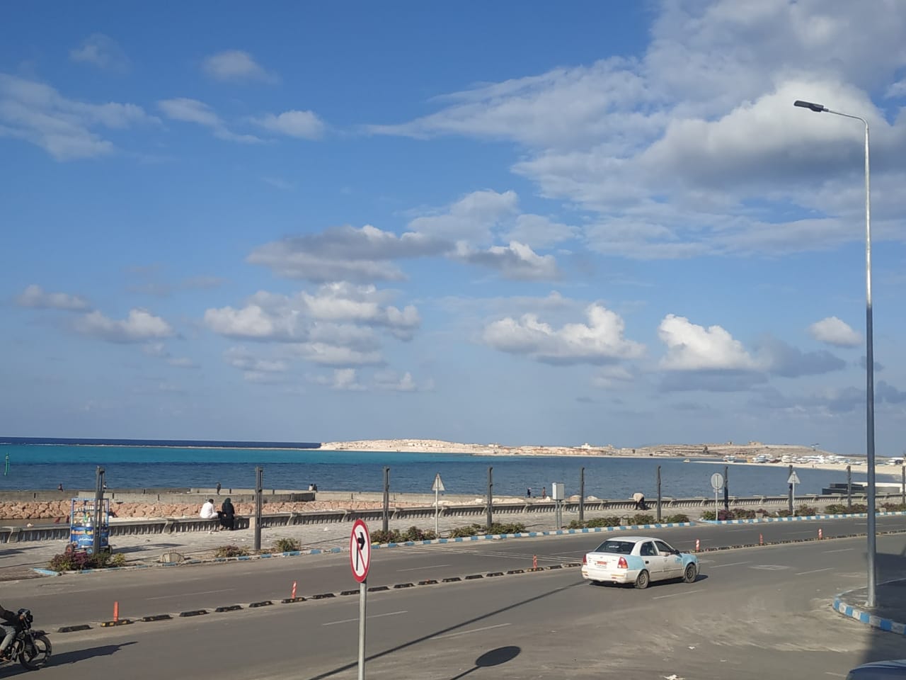 كورنيش مطروح غير واجهة المدينة بعد التطوير