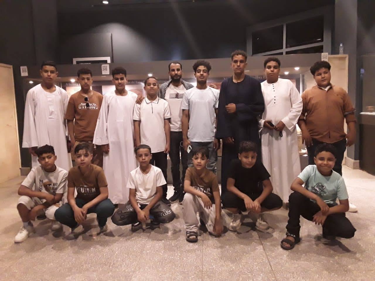 استمتاع الشباب داخل متحف الأقصر بأجازة عيد الأضحى