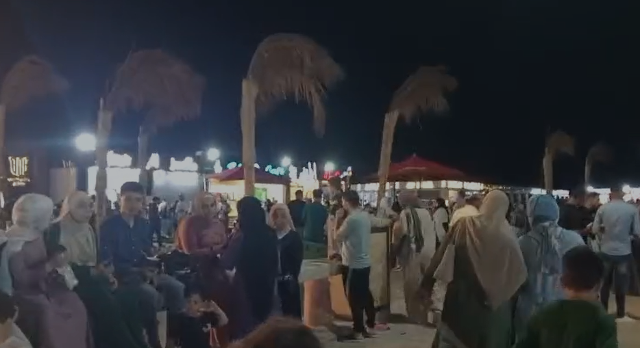 زحام بمصيف بلطيم رابع أيام عيد الأضحى