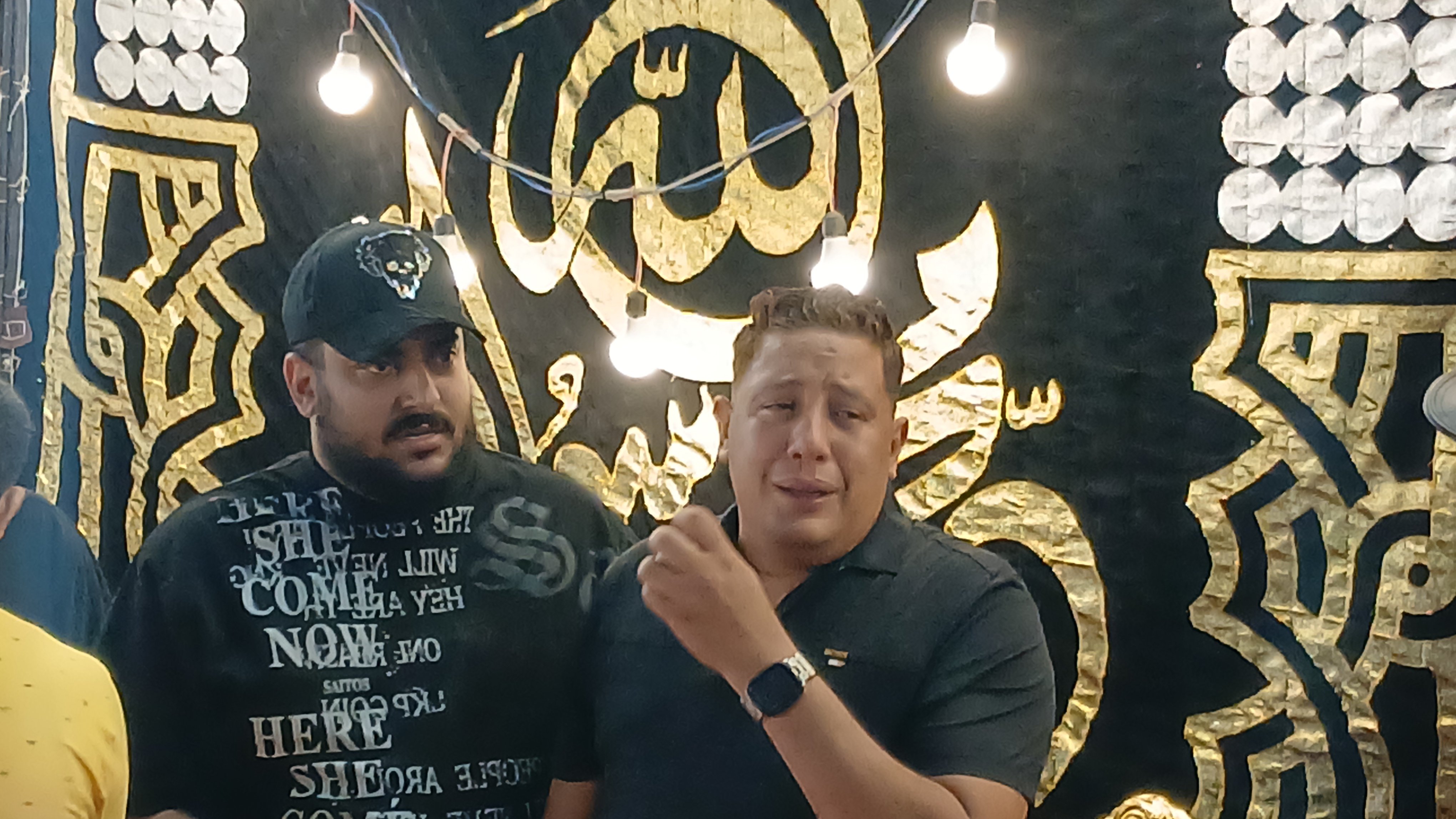حمو بيكا يودع والده حمو بيكا يودع والده