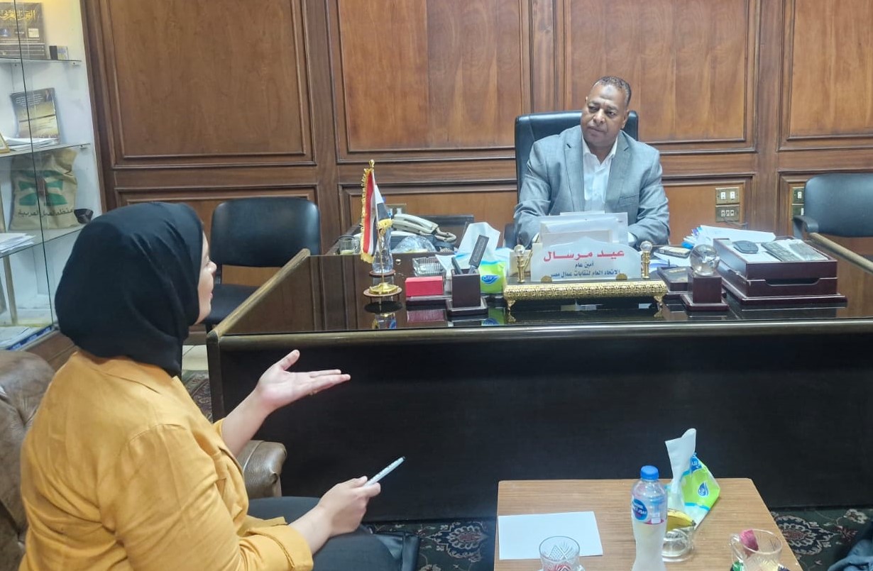 حوار أمين اتحاد العمال (2)
