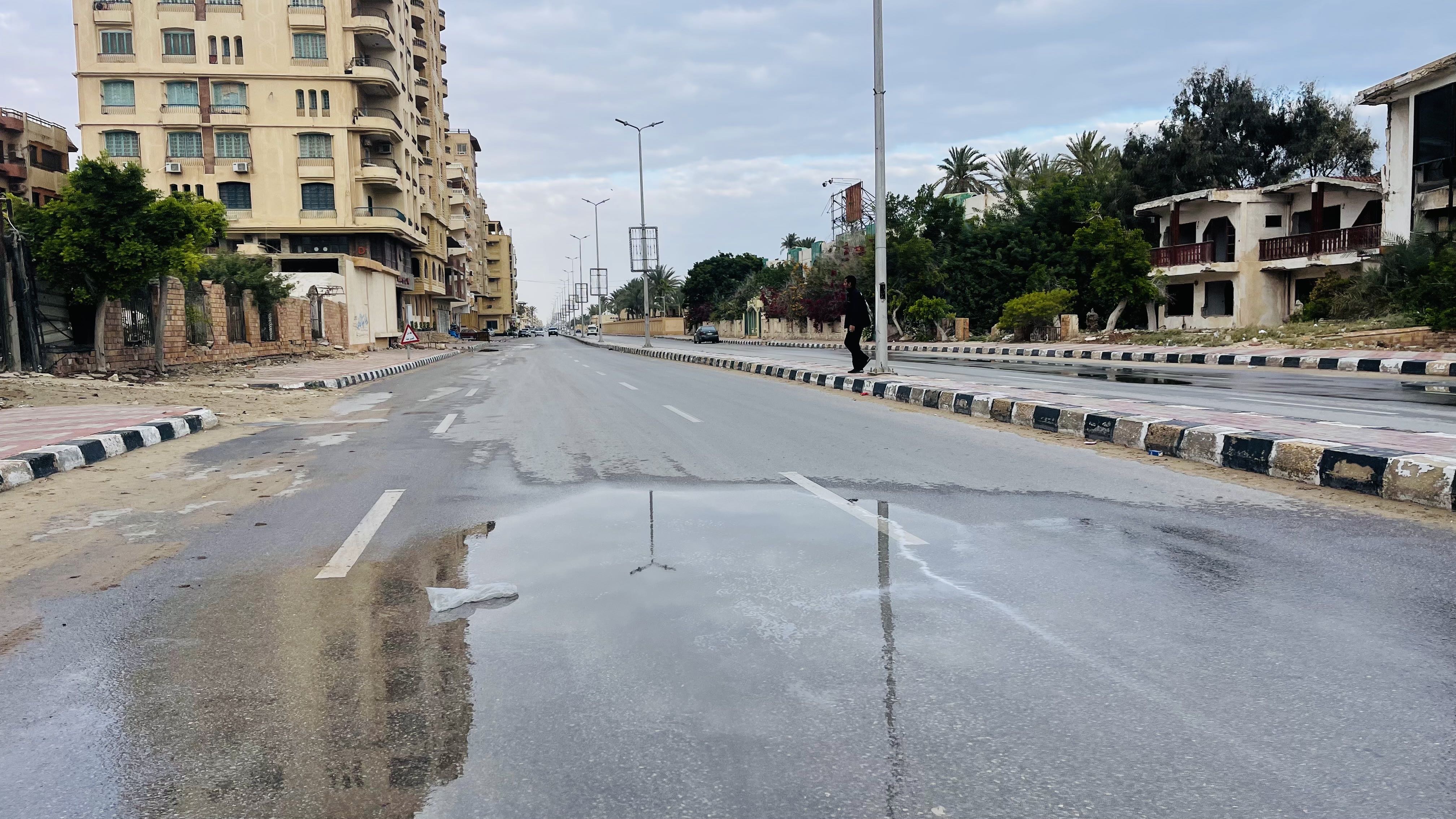 امطار خفيفة تساقطت فجر اليوم 