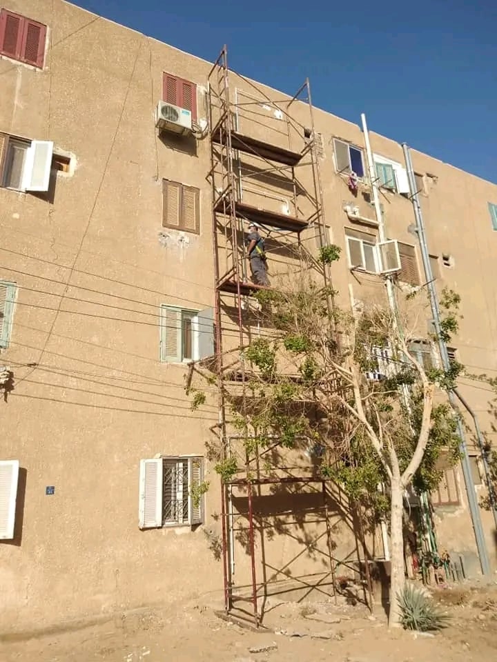 توصيل الغاز الطبيعي لاحياء الخارجة