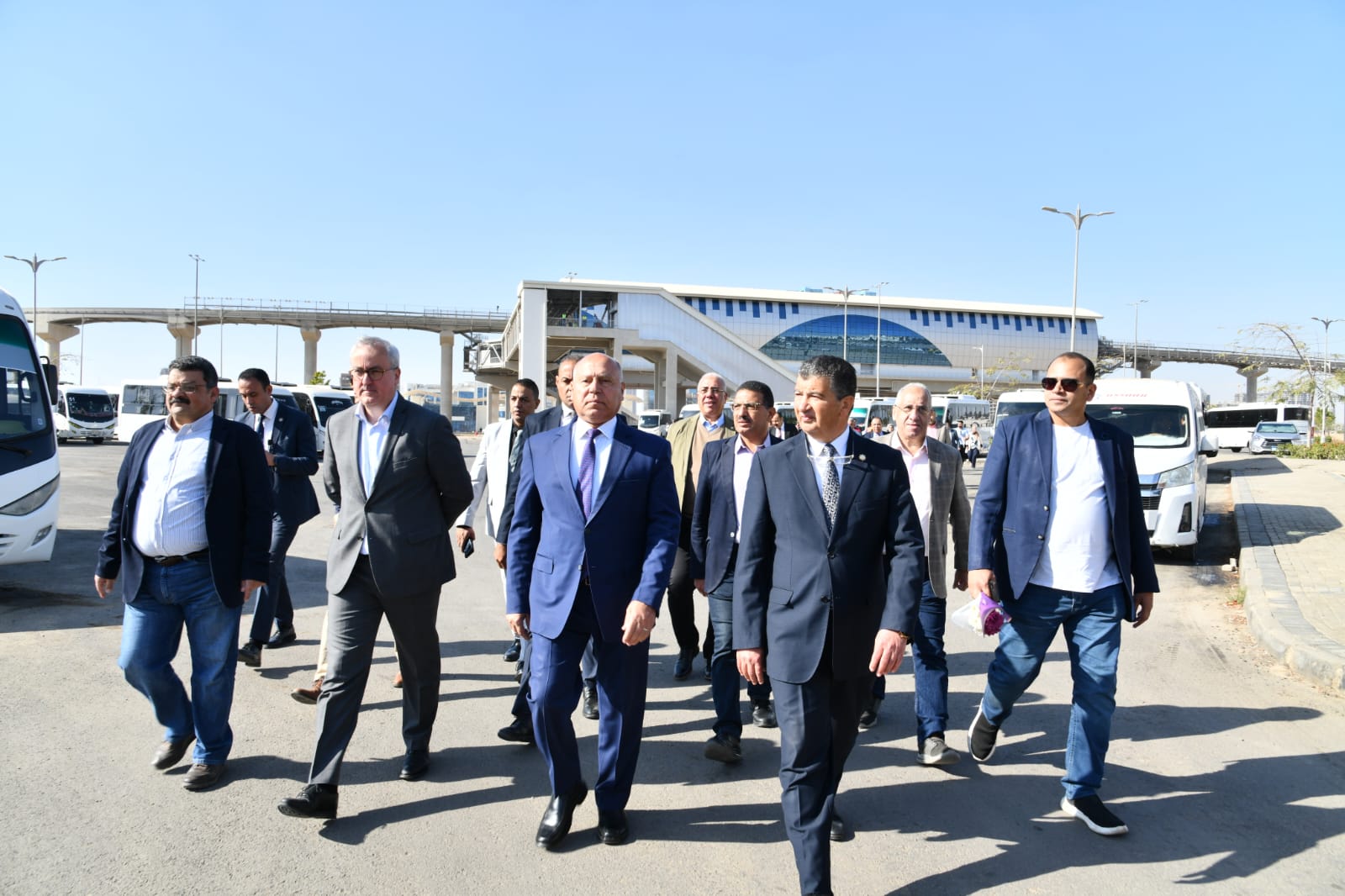 الفريق كامل الوزير فى العاصمة الإدارية الجديدة