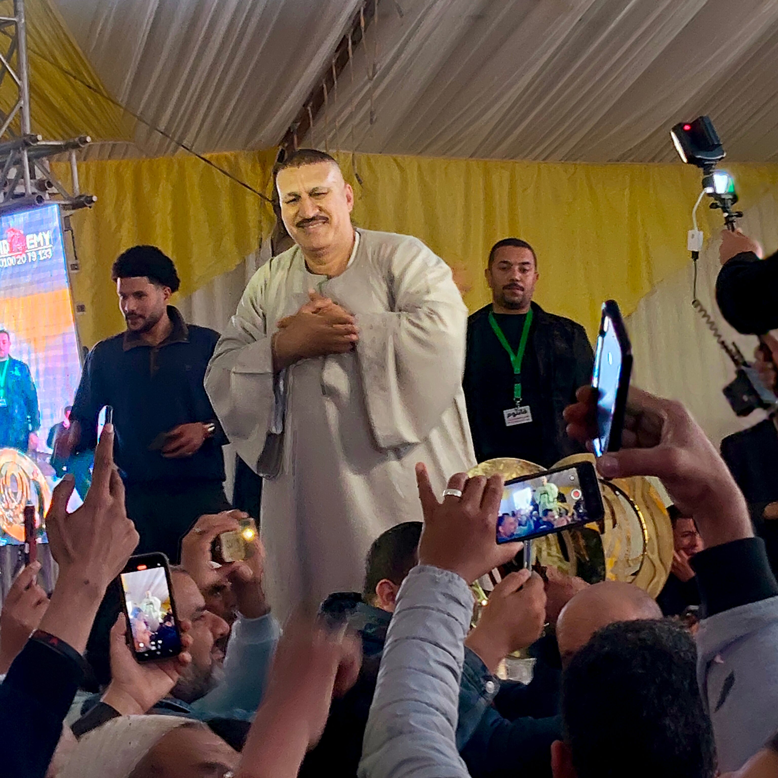 جانب من احتفال الشيخ محمود التهامى