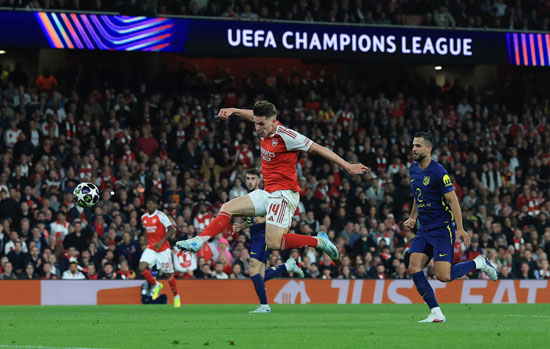 أرسنال وأتلتيكو مدريد نصف نهائى دورى الأبطال
