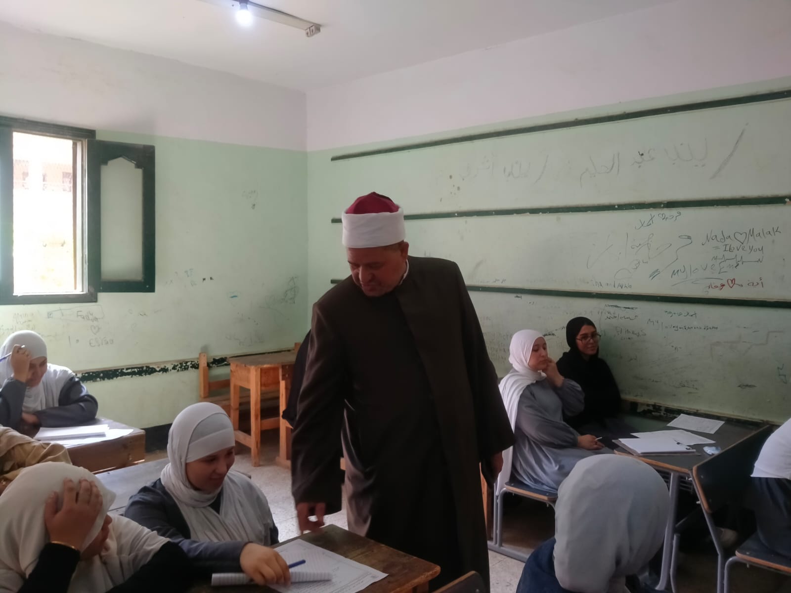 خلال تفقد المعاهد الازهرية