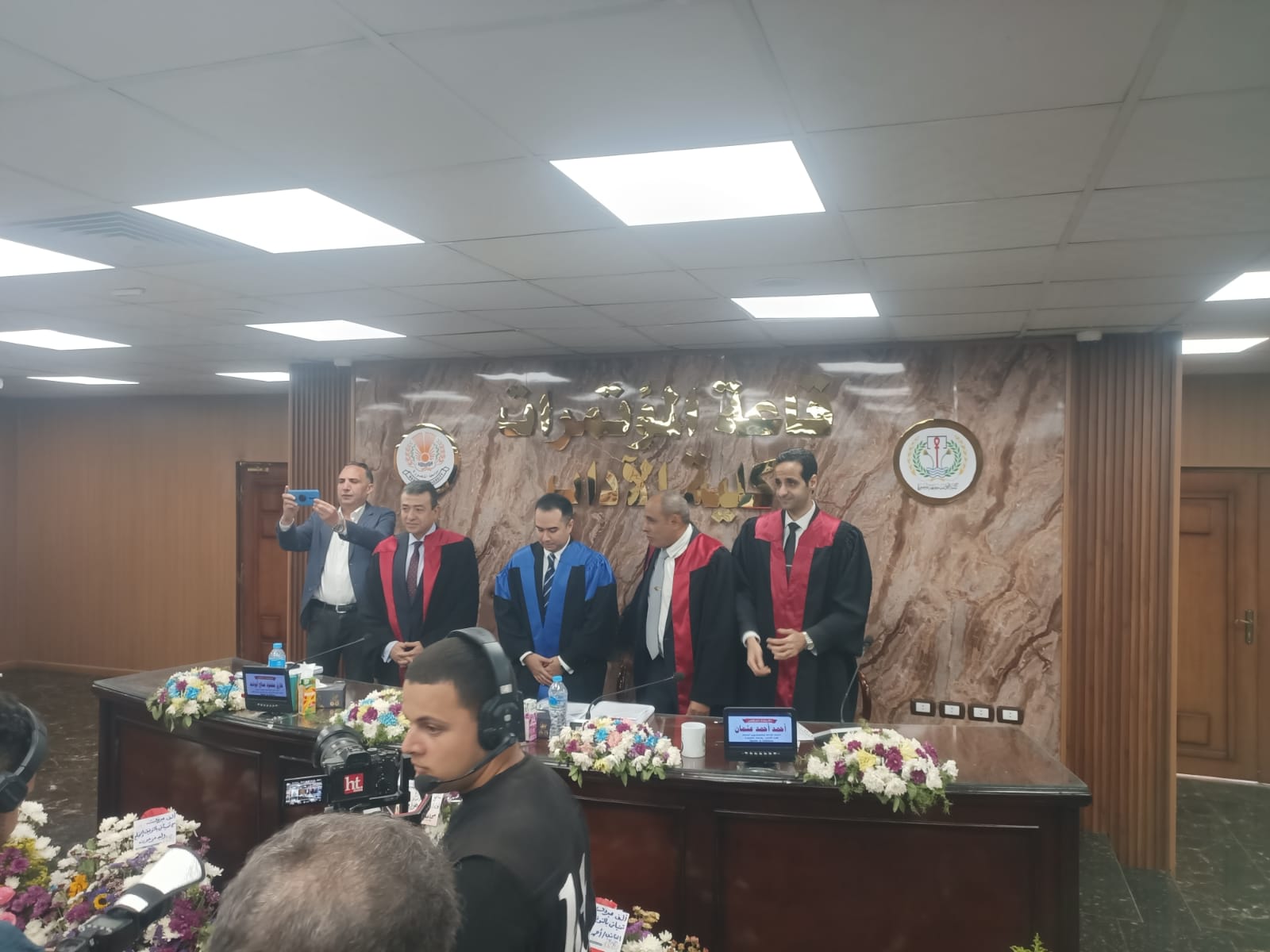 رسالة ماجستير للاعلامي والباحث مصطفي المنشاوي بجامعة المنصورة