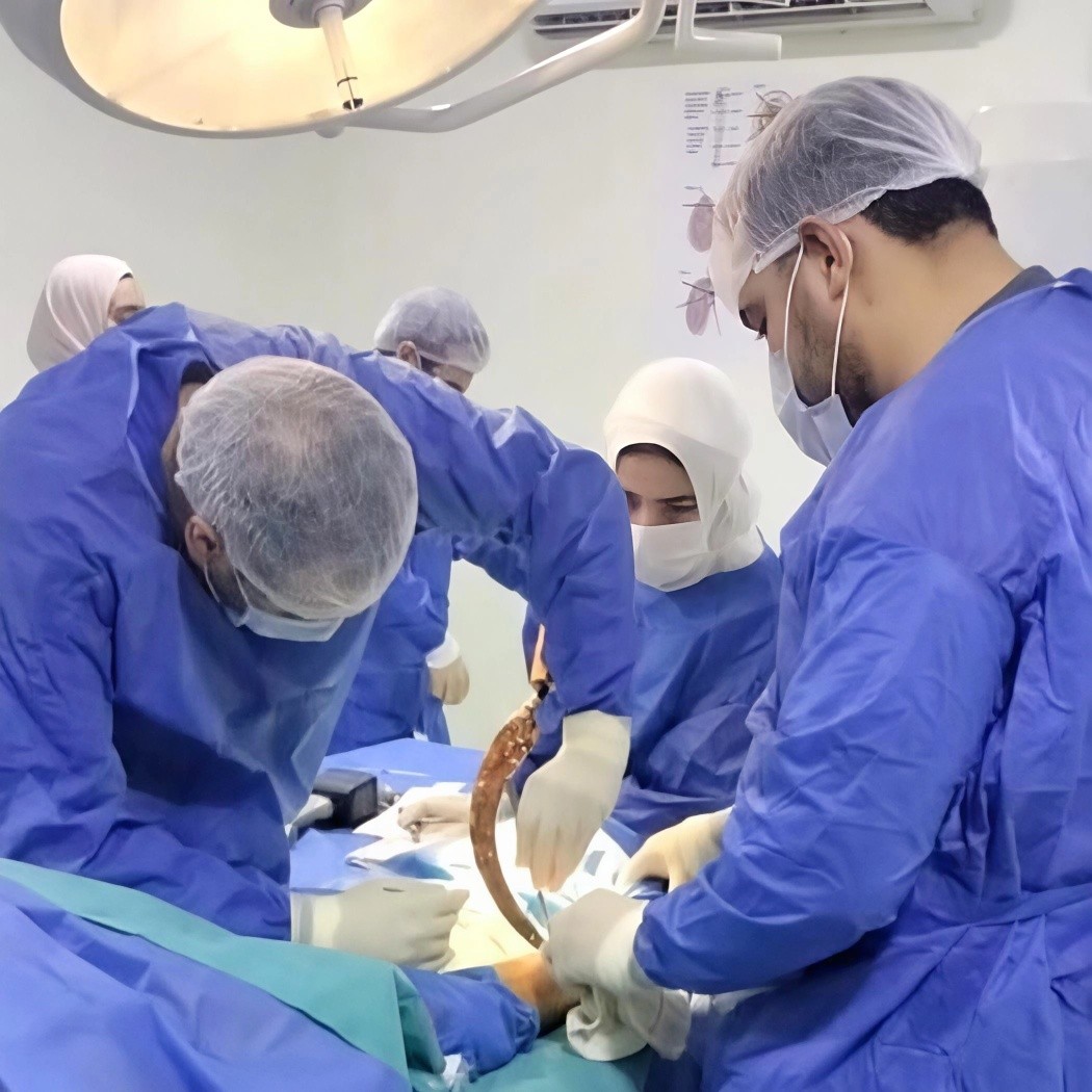 خلال عملية استخراج المنجل