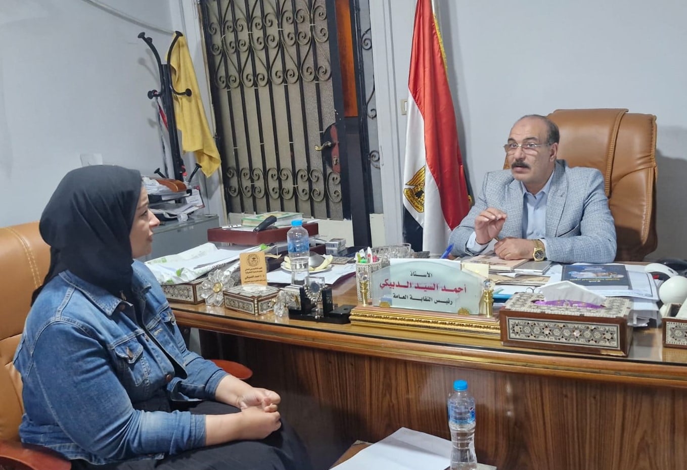 حوار نقيب العلوم الصحية (1)
