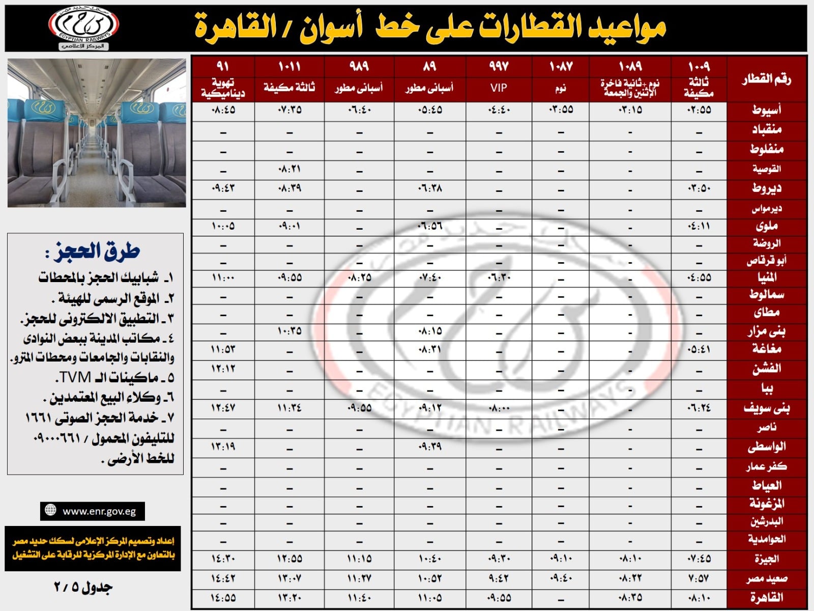قطارات النوم