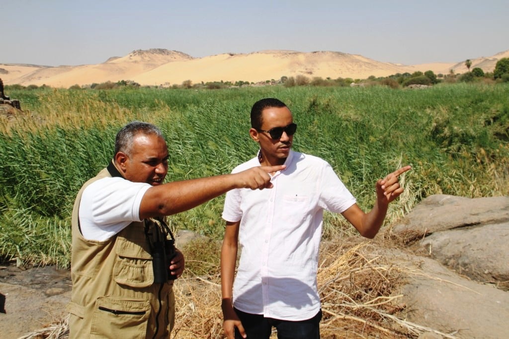صحفى اليوم السابع مع مراقب الحياة البرية
