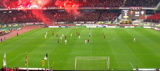 مباراة الزمالك واتحاد العاصمة فى ذهاب الكونفدرالية