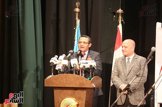 نقيب الصحفيين خالد البلشى