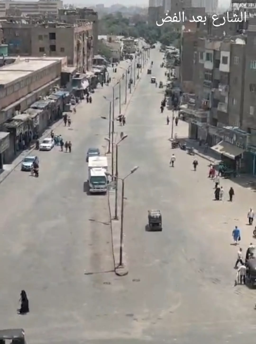 محافظة الجيزة تفض 4 أسواق عشوائية فى إمبابة (7)
