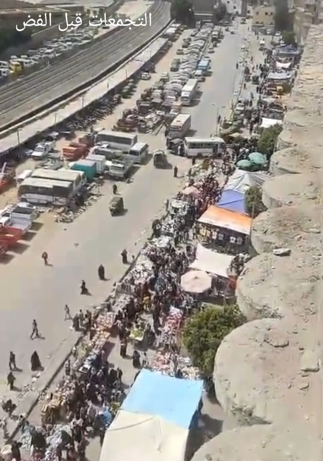 محافظة الجيزة تفض 4 أسواق عشوائية فى إمبابة (4)