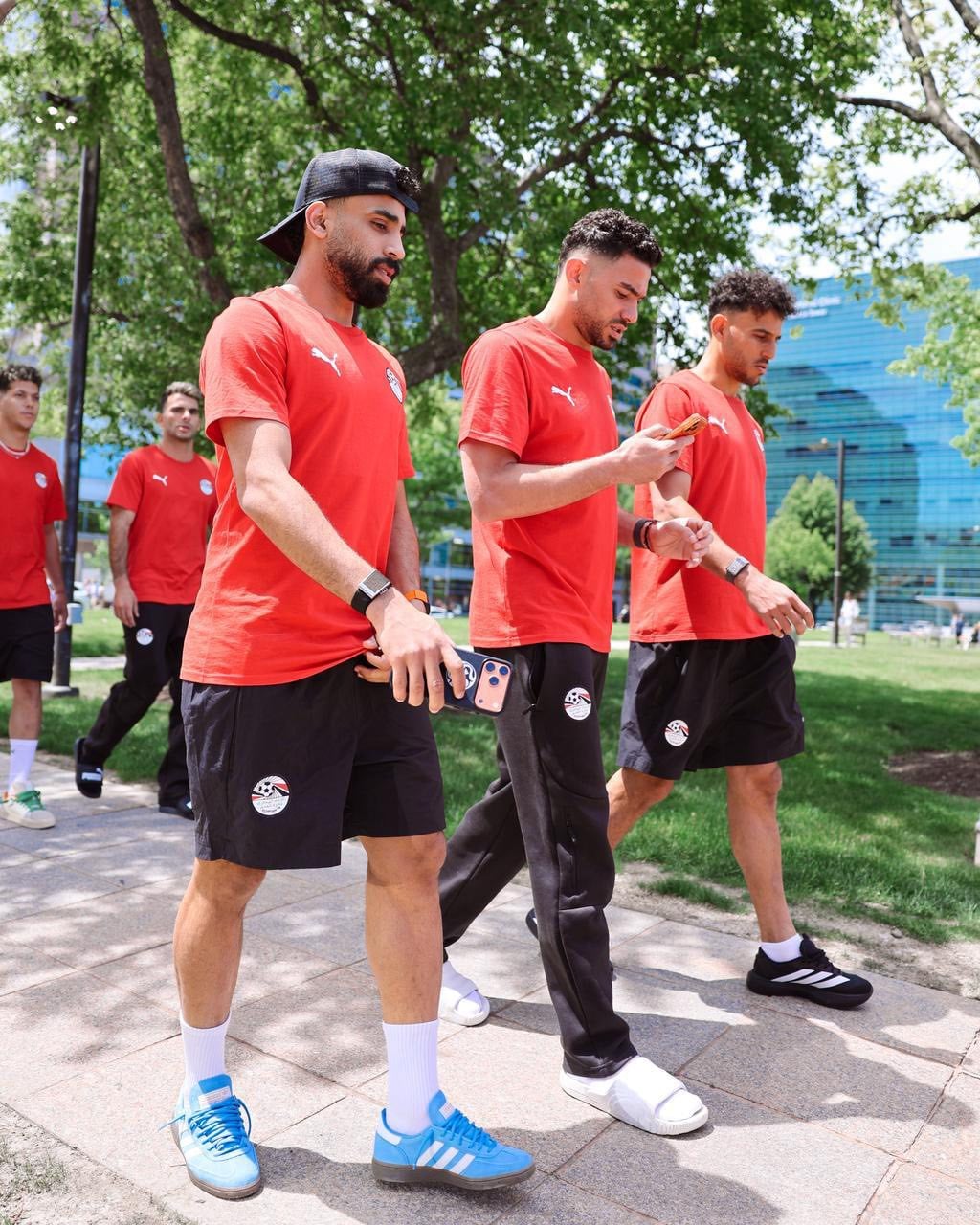 جولة سير للاعبي منتخب مصر (1)