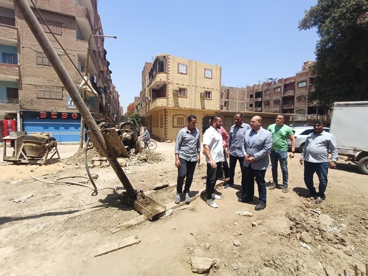 جولة نائب محافظ الجيزة جولة نائب محافظ الجيزة