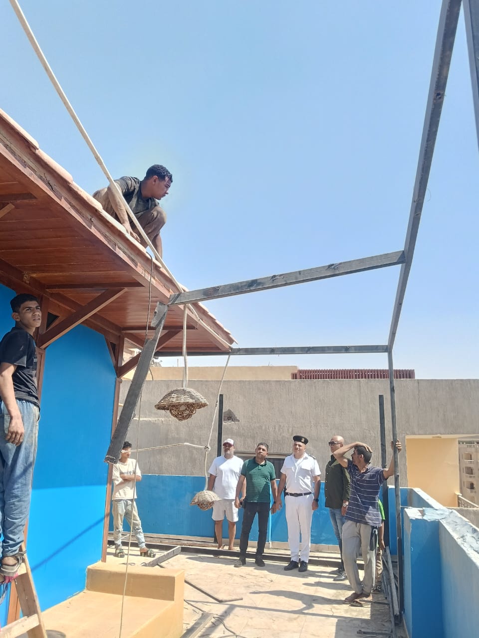 إزالة مخالفات بناء خلال حملات مكثفة بهضبة الأهرام (3)