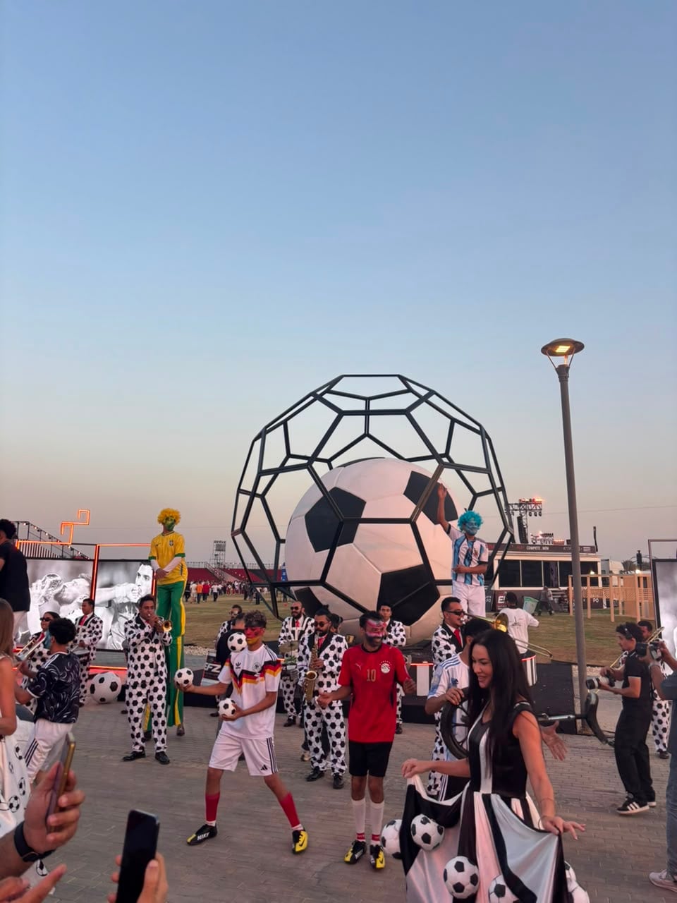استعراضات فنية بالعاصمة الجديدة