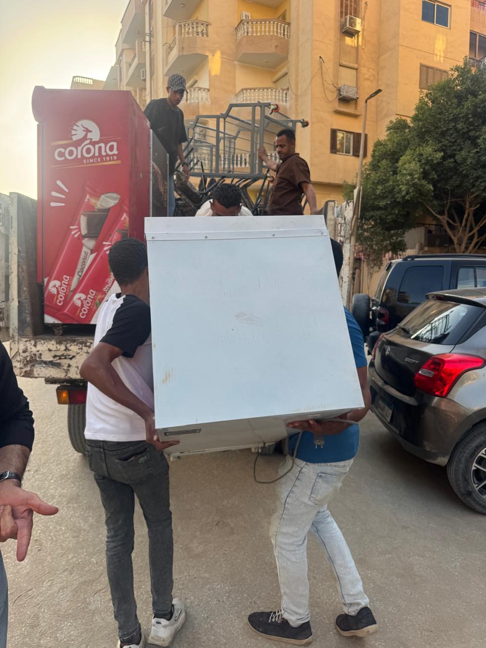 رفع إشغالات خلال حملات بهضبة الأهرام (1)