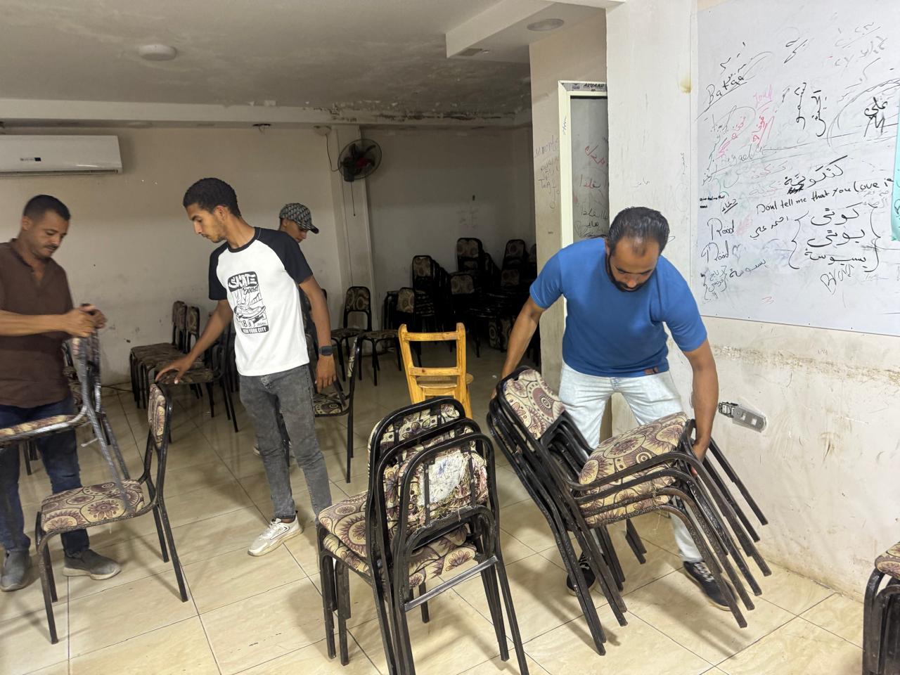 رفع إشغالات خلال حملات بهضبة الأهرام (3)