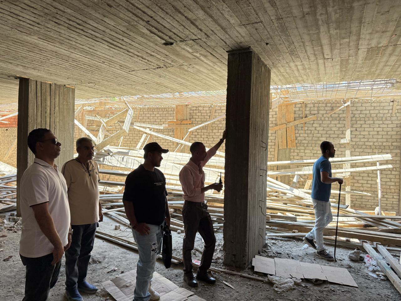 إزالة مخالفات بناء خلال حملات مكثفة بهضبة الأهرام (1)