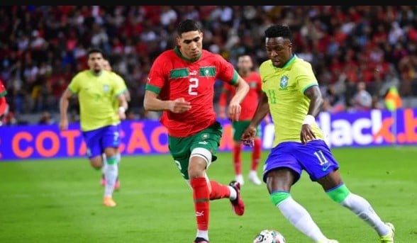 فريق المغرب والبرازيل