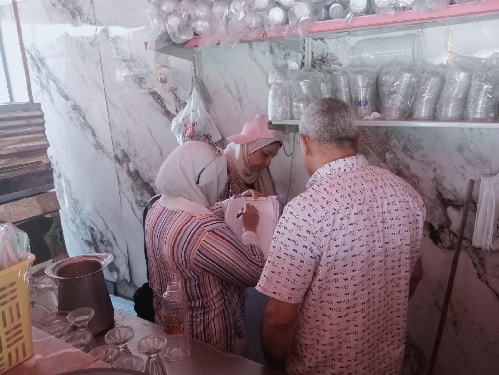 اثناء الحملة في كفر شكر اثناء الحملة في كفر شكر