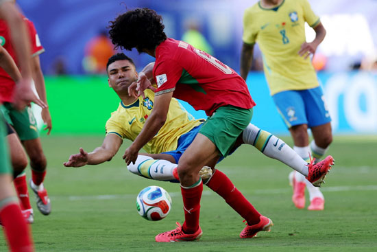 لقاء البرازيل والمغرب كأس العالم