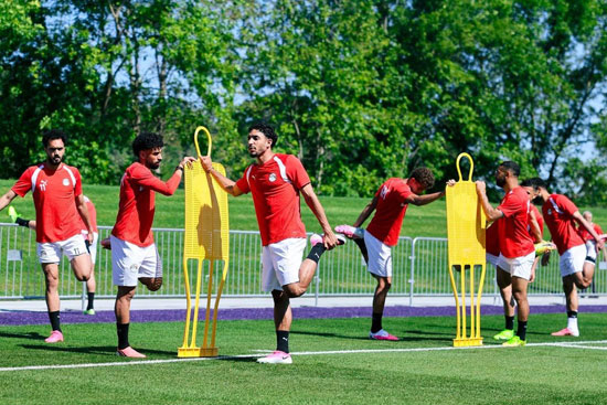 تدريبات منتخب مصر قبل مباراة بلجيكا تدريبات منتخب مصر قبل مباراة بلجيكا
